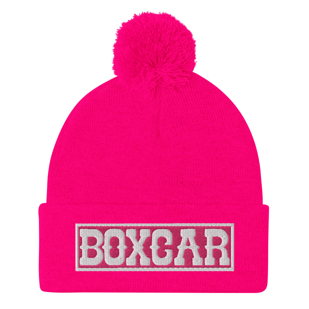 V-DAY Pom-Pom Beanie